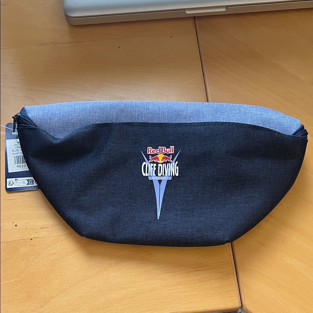 Red Bull Cliff Diving Black and Blue Belt Bag